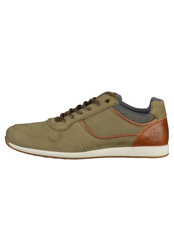 Bullboxer Halbschuhe Leder Grün - surf4shoes