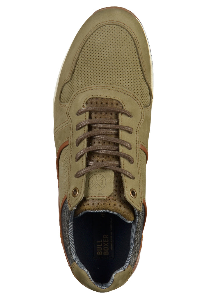 Bullboxer Halbschuhe Leder Grün - surf4shoes