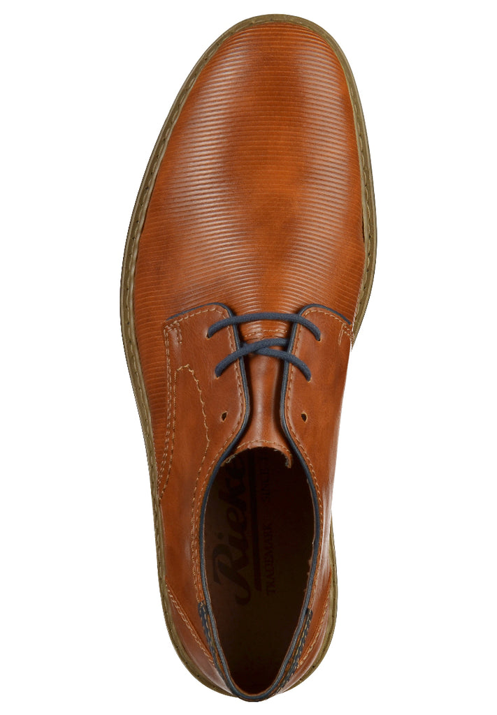 Rieker Businessschuhe Lederimitat Braun - surf4shoes