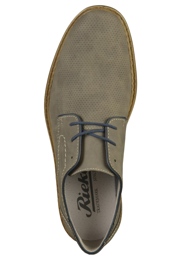 Rieker Halbschuhe Lederimitat Grau - surf4shoes