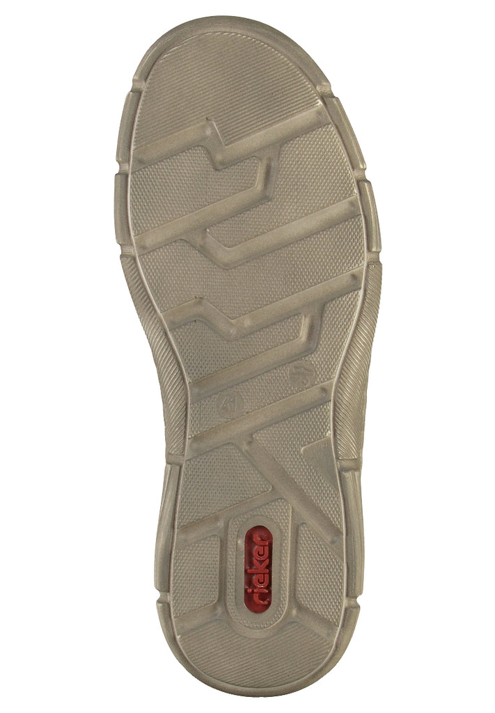 Rieker Slipper Lederimitat Blau - surf4shoes