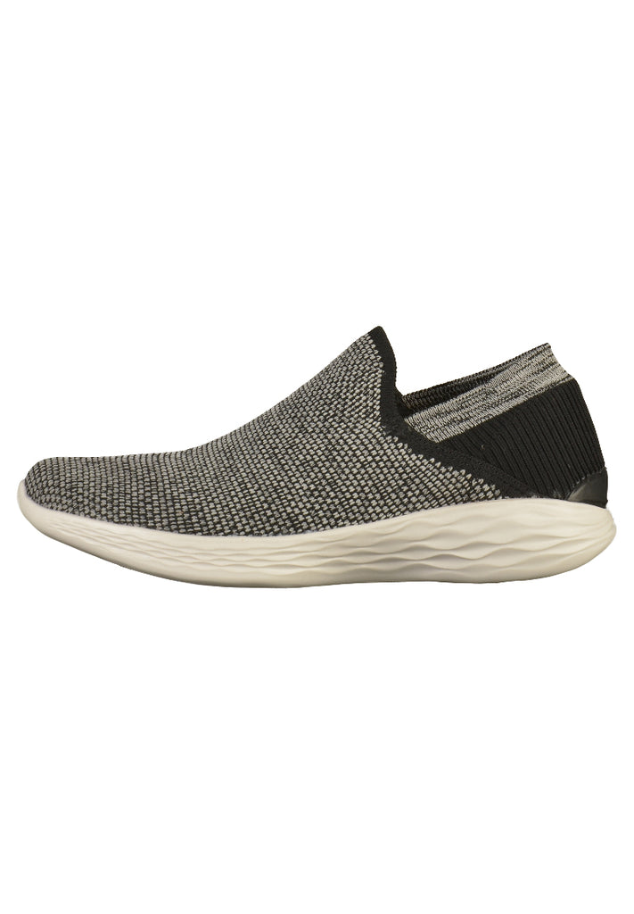Skechers Slipper Textil Schwarz/Weiß - surf4shoes