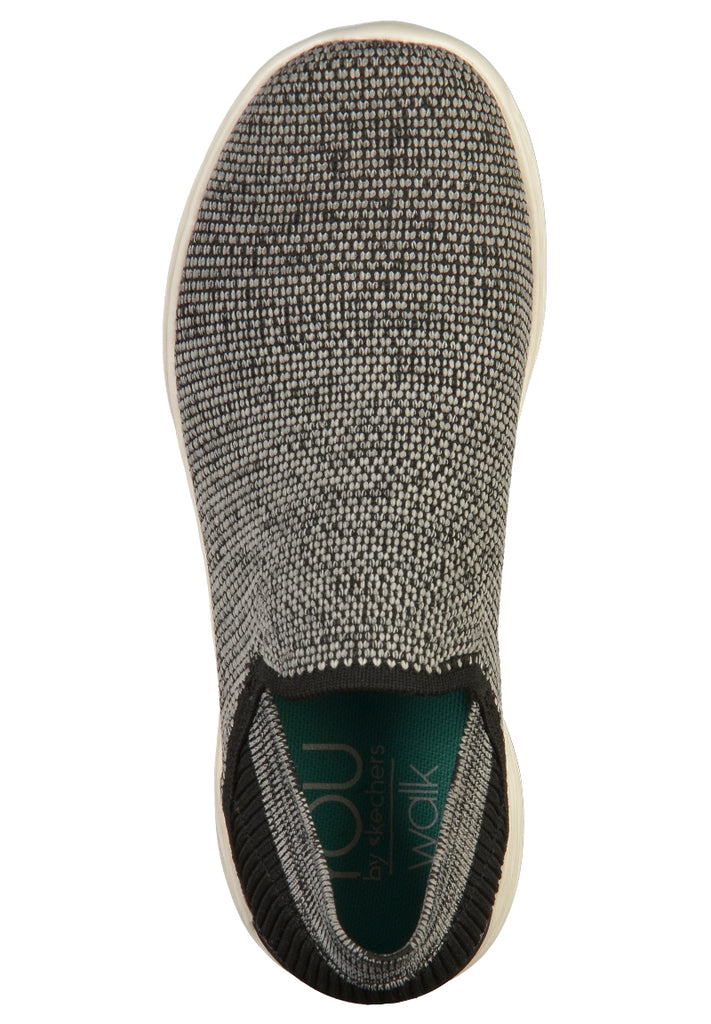 Skechers Slipper Textil Schwarz/Weiß - surf4shoes