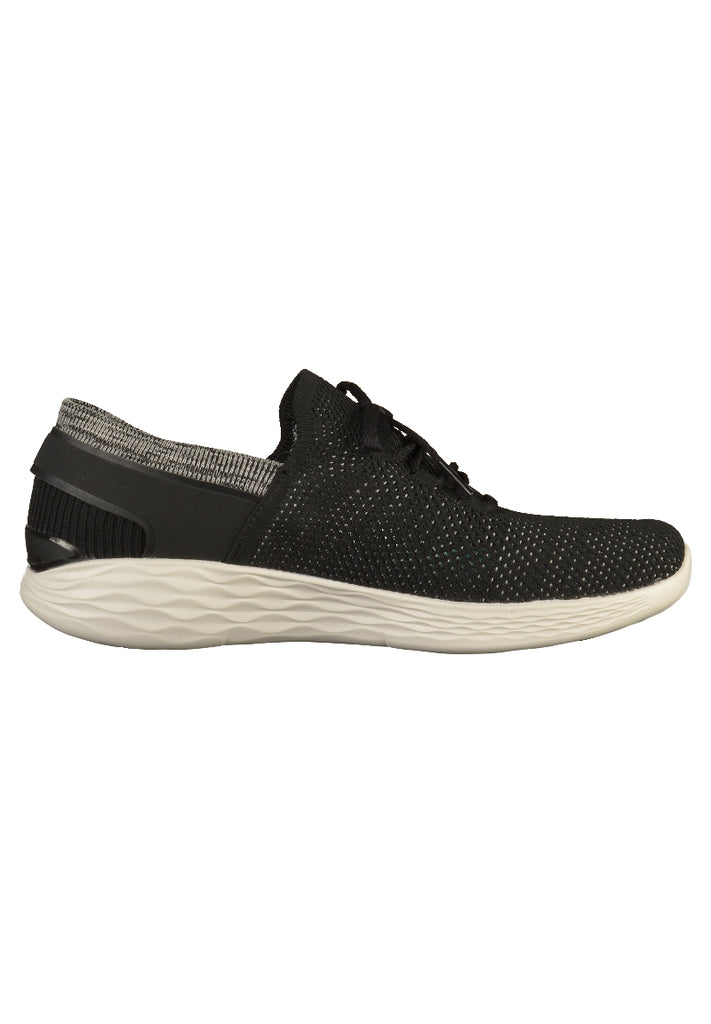 Skechers Sneaker Textil Schwarz/Weiß - surf4shoes
