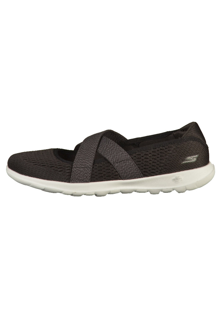 Skechers Slipper Mesh Schwarz - surf4shoes