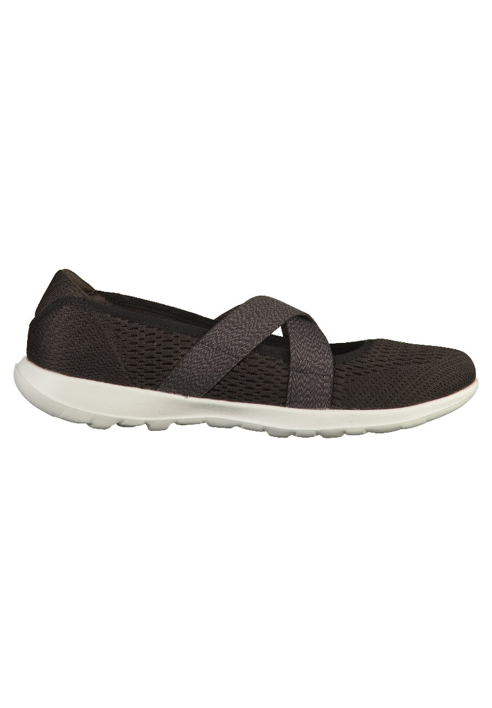 Skechers Slipper Mesh Schwarz - surf4shoes