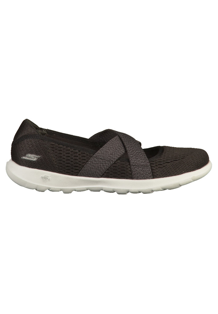 Skechers Slipper Mesh Schwarz - surf4shoes