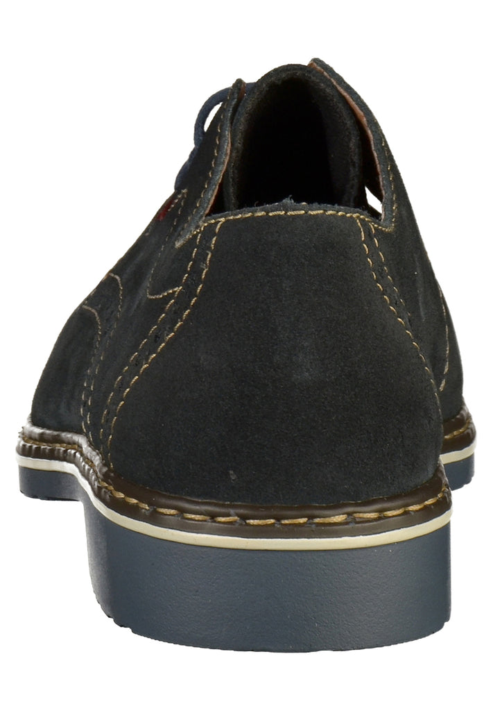 Rieker Halbschuhe Leder Blau - surf4shoes