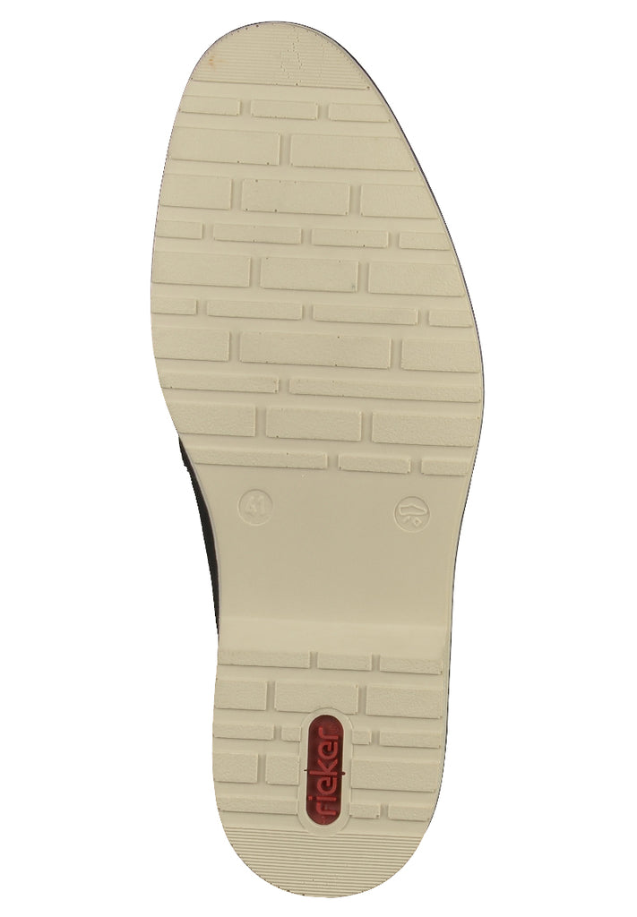 Rieker Slipper Leder Dunkelblau - surf4shoes