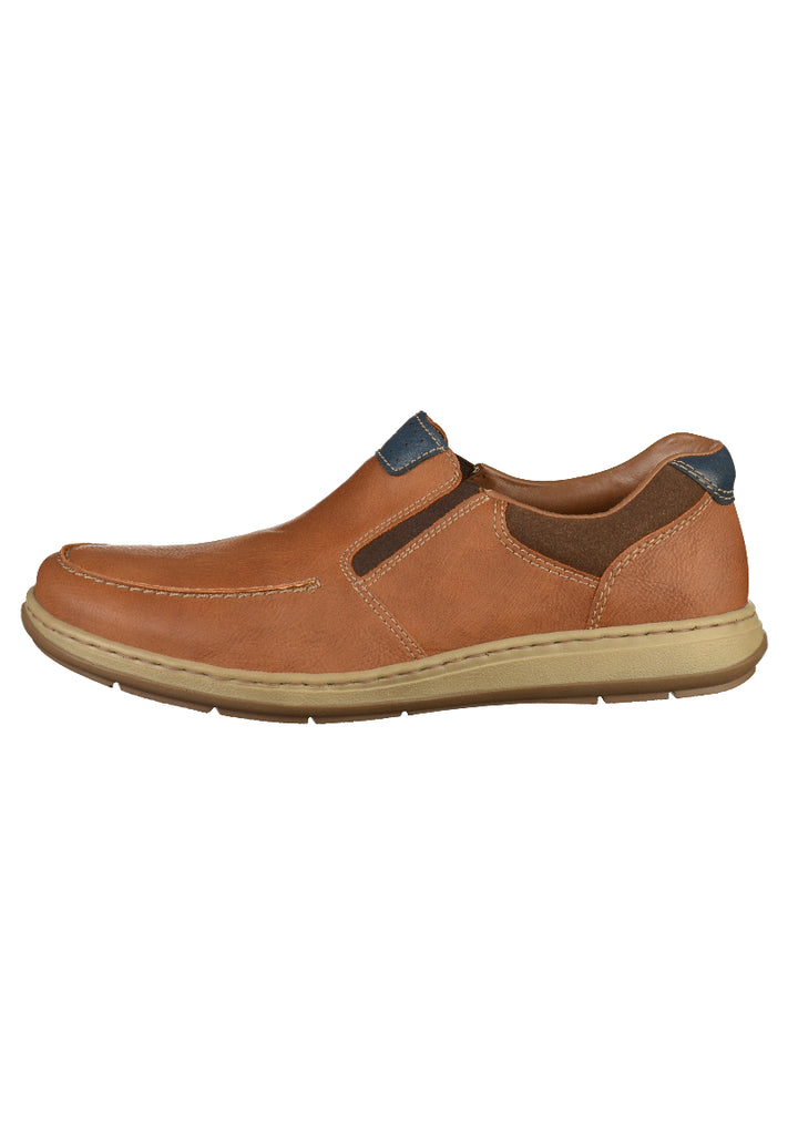 Rieker Slipper Lederimitat Braun - surf4shoes