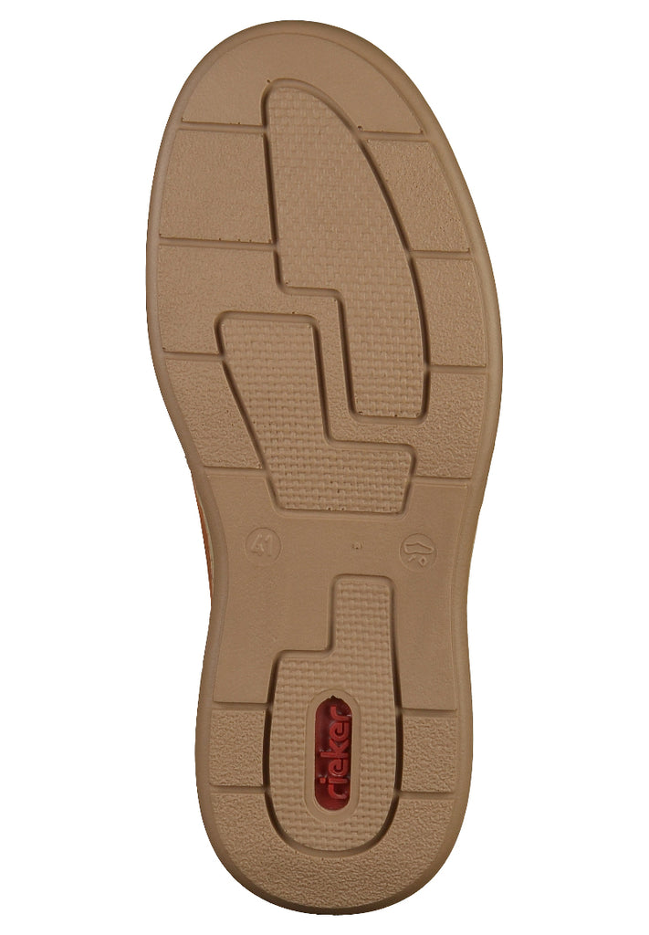 Rieker Slipper Lederimitat Braun - surf4shoes