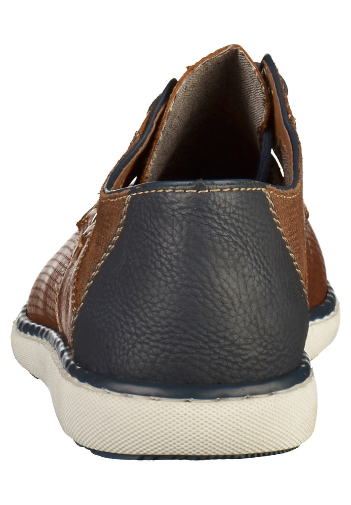 Rieker Halbschuhe Leder Braun - surf4shoes
