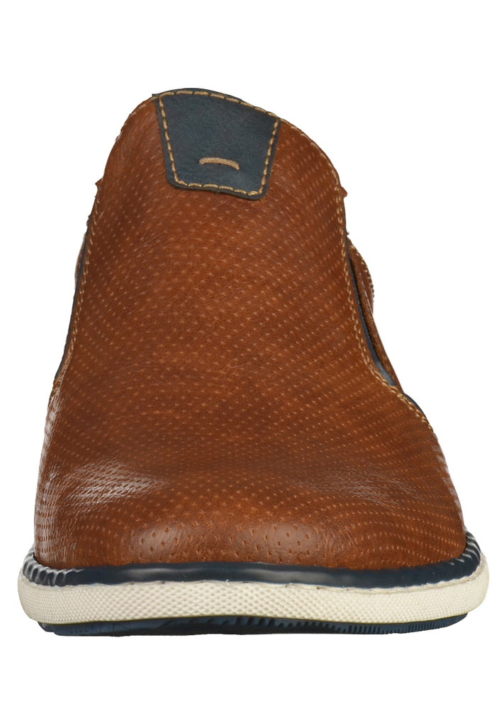 Rieker Slipper Leder Braun - surf4shoes