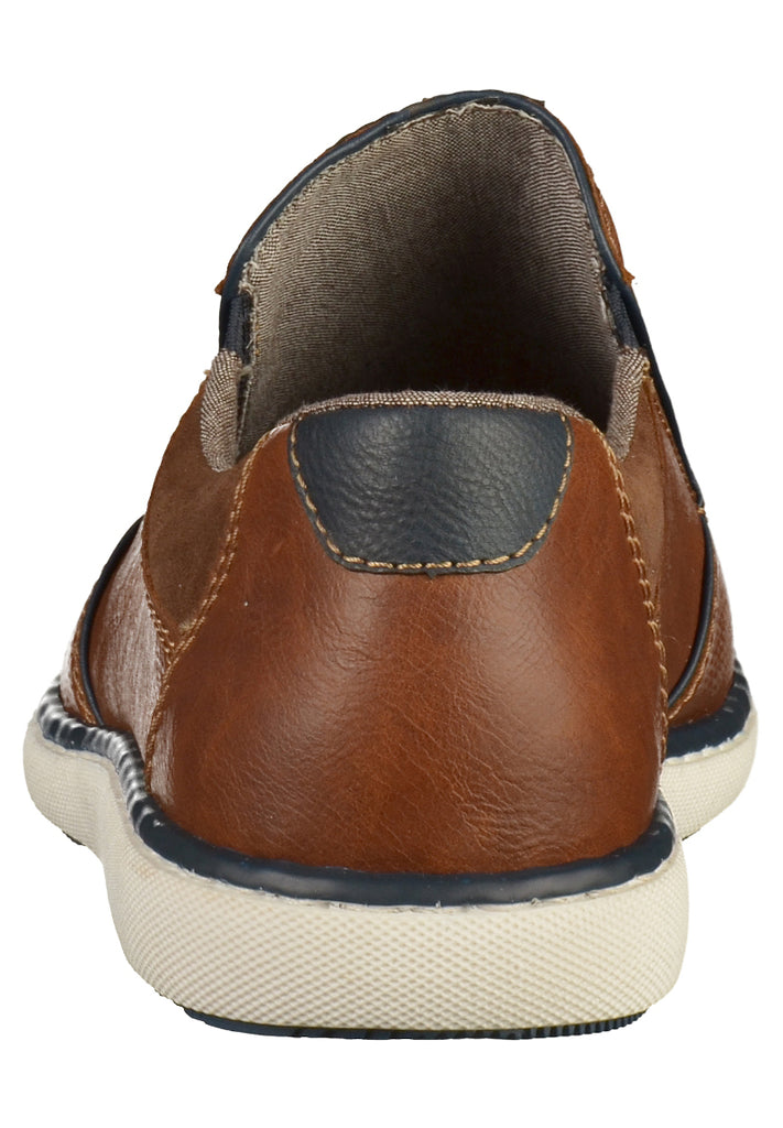 Rieker Slipper Leder Braun - surf4shoes