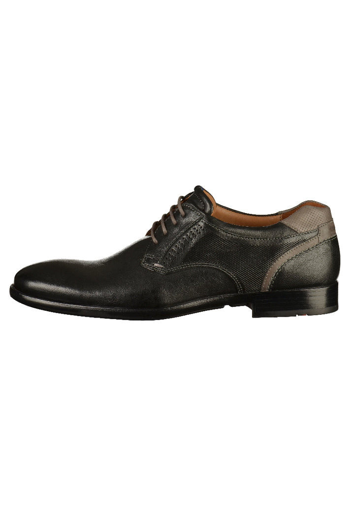 Lloyd Businessschuhe Glattleder Schwarz/Grau - surf4shoes