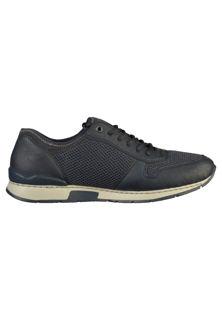 Rieker Sneaker Lederimitat/Textil Blau - surf4shoes