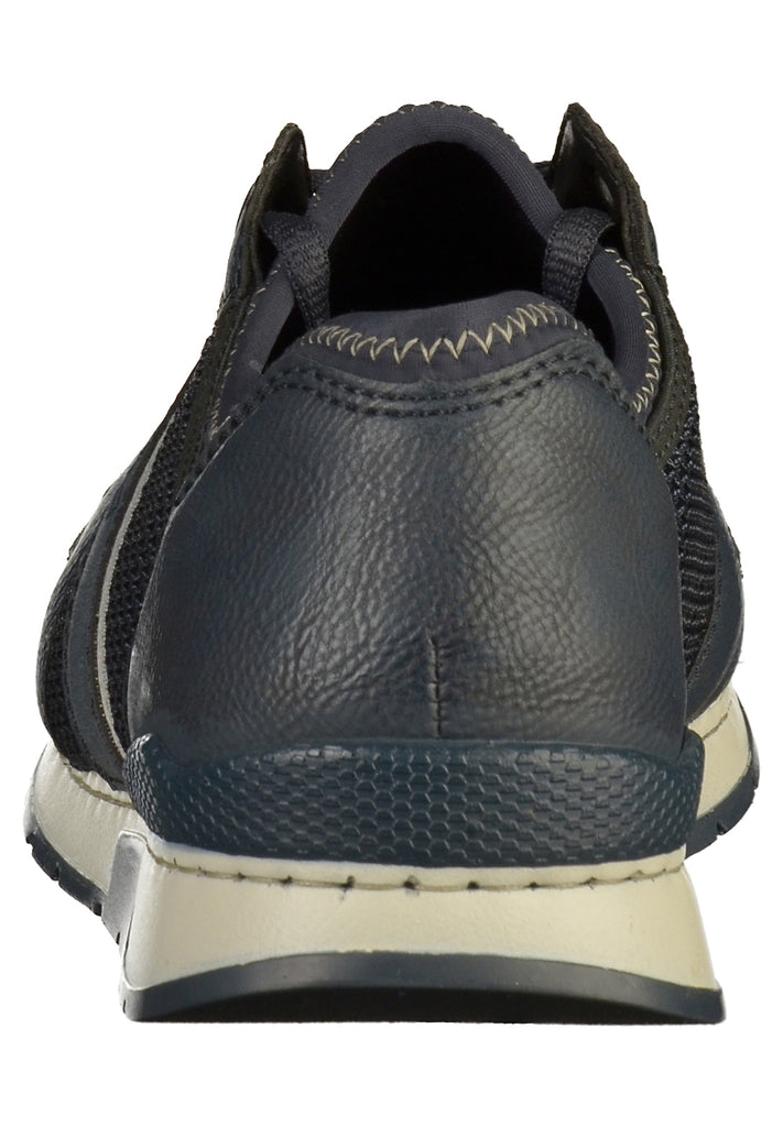 Rieker Sneaker Lederimitat/Textil Blau - surf4shoes
