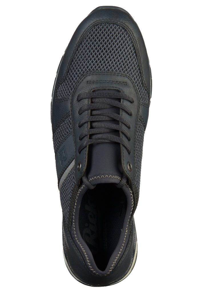 Rieker Sneaker Lederimitat/Textil Blau - surf4shoes