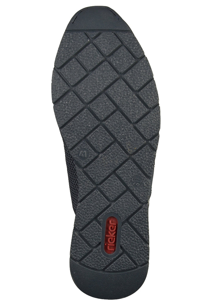 Rieker Sneaker Lederimitat/Textil Blau - surf4shoes