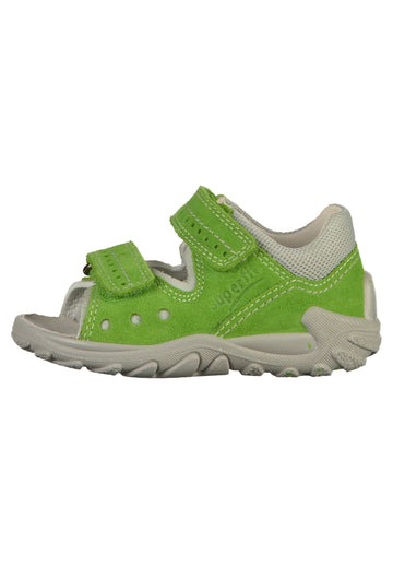 Superfit Sandalen Leder/Textil Grün - surf4shoes
