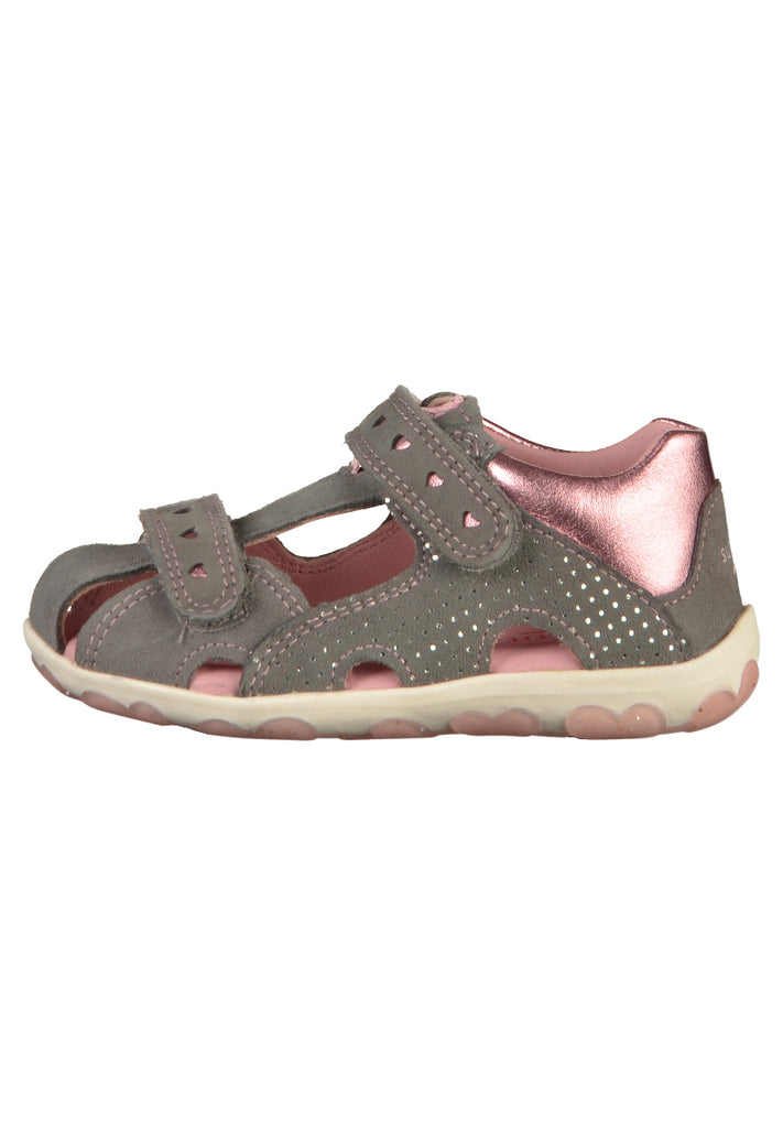 Superfit Sandalen Veloursleder/Textil Grau - surf4shoes