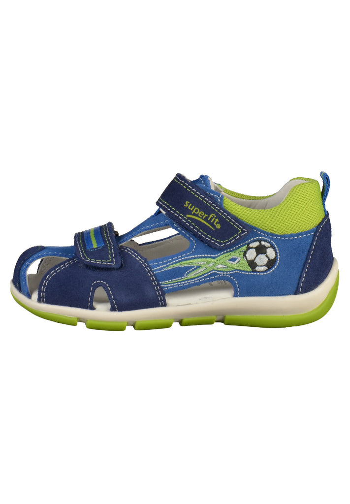 Superfit Sandalen Veloursleder/Textil Blau - surf4shoes