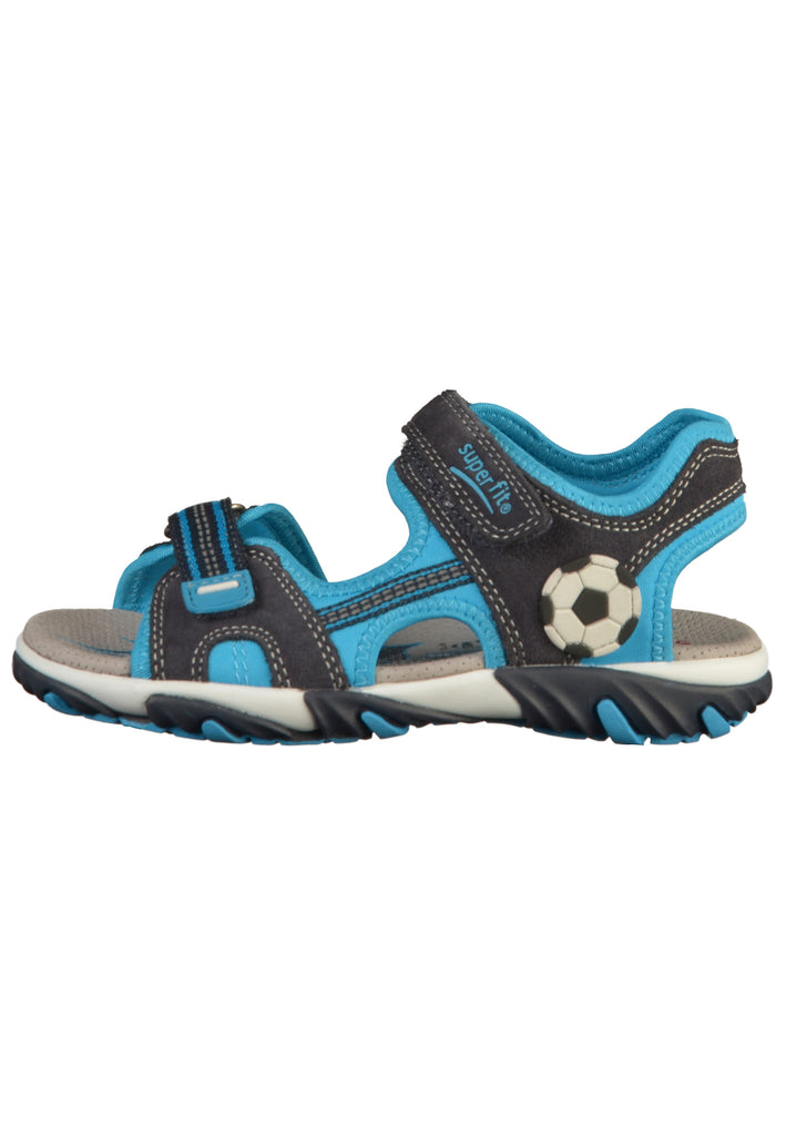 Superfit Sandalen Veloursleder/Textil Blau - surf4shoes