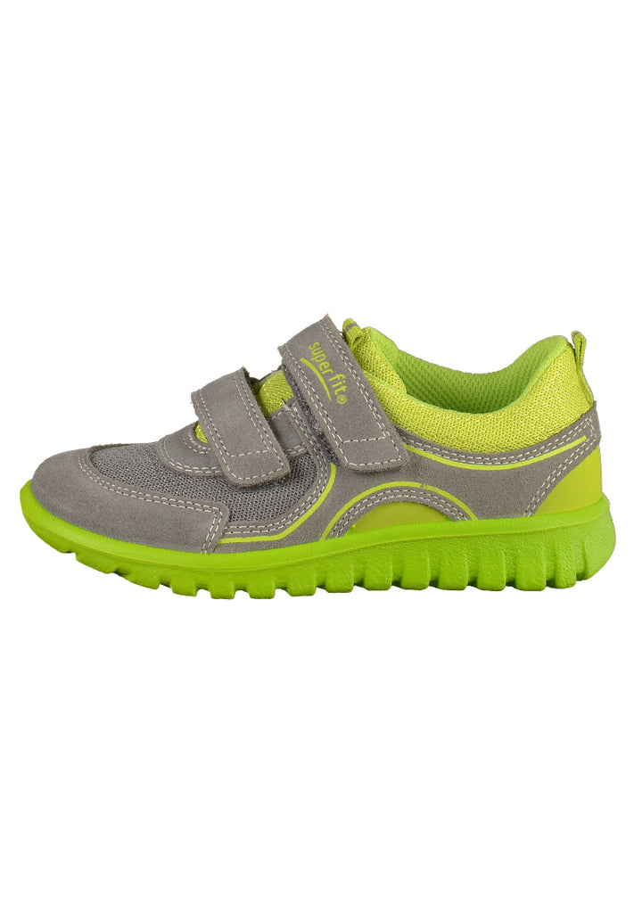 Superfit Sneaker Veloursleder/Mesh Grau - surf4shoes