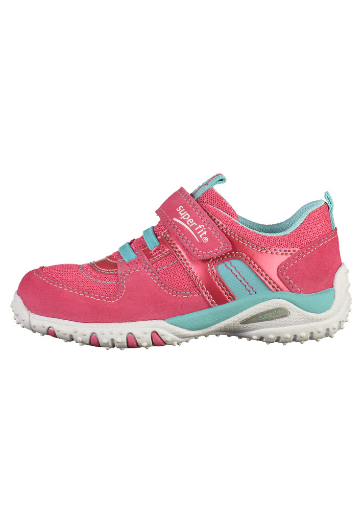 Superfit Sneaker Veloursleder/Textil Pink - surf4shoes