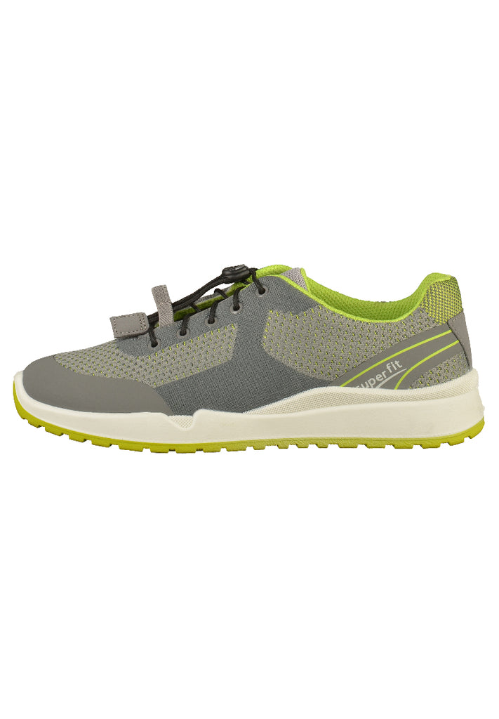 Superfit Sneaker Lederimitat/Textil Grau - surf4shoes