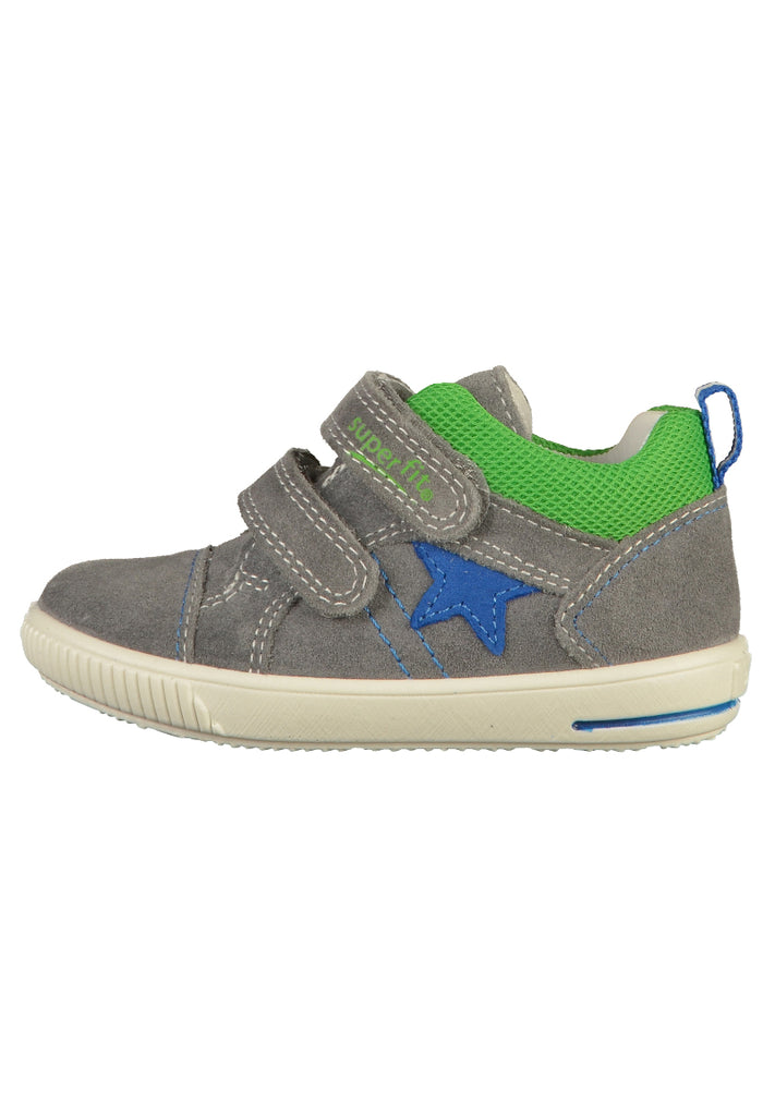 Superfit Sneaker Veloursleder/Textil Grau - surf4shoes