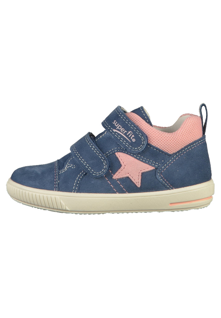 Superfit Sneaker Veloursleder/Textil Hellblau - surf4shoes