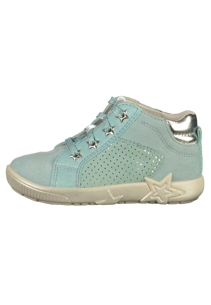 Superfit Sneaker Veloursleder Hellblau - surf4shoes