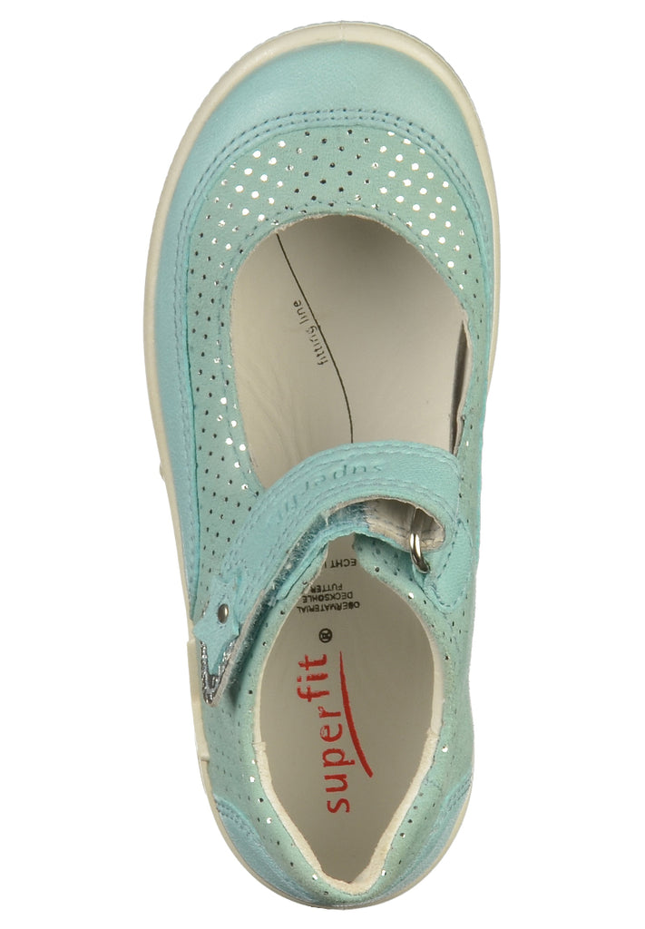 Superfit Ballerinas Leder Hellblau - surf4shoes