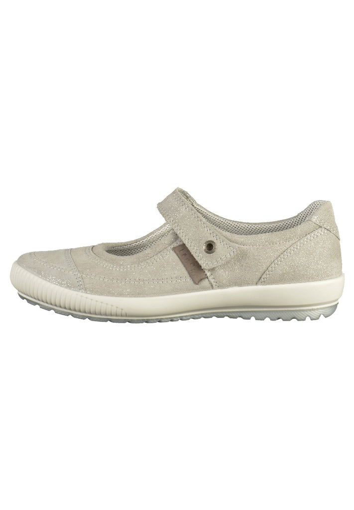 Legero Ballerinas Veloursleder Hellgrau - surf4shoes