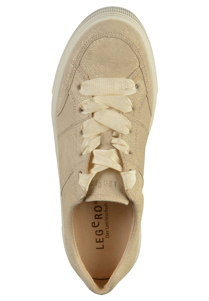 Legero Sneaker Veloursleder Beige - surf4shoes