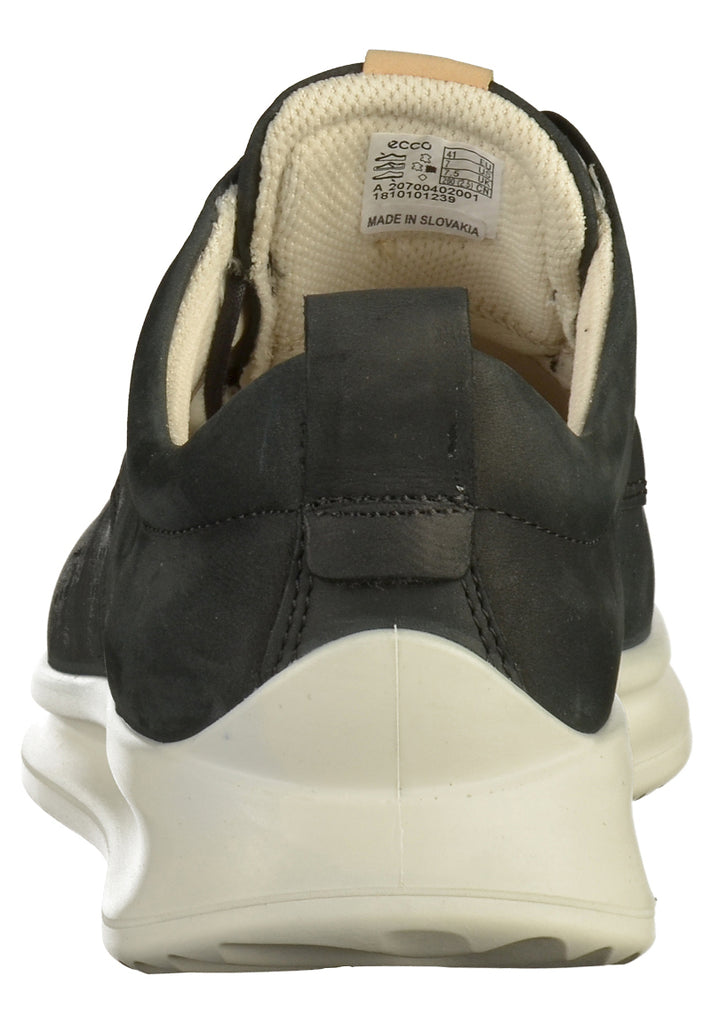ecco Halbschuhe Leder/Textil Schwarz - surf4shoes