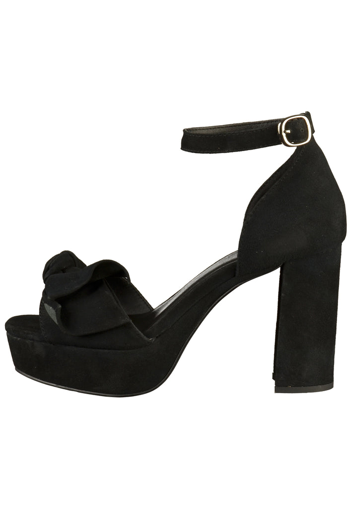 SPM Sandalen Veloursleder Schwarz - surf4shoes