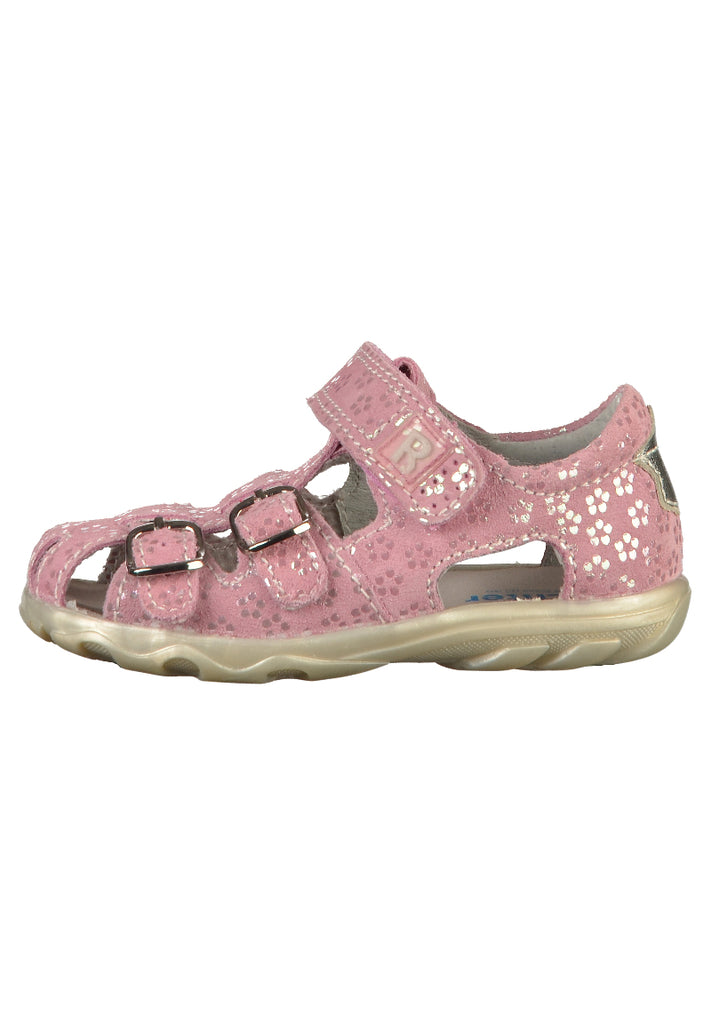 Richter Sandalen Veloursleder Rosa - surf4shoes