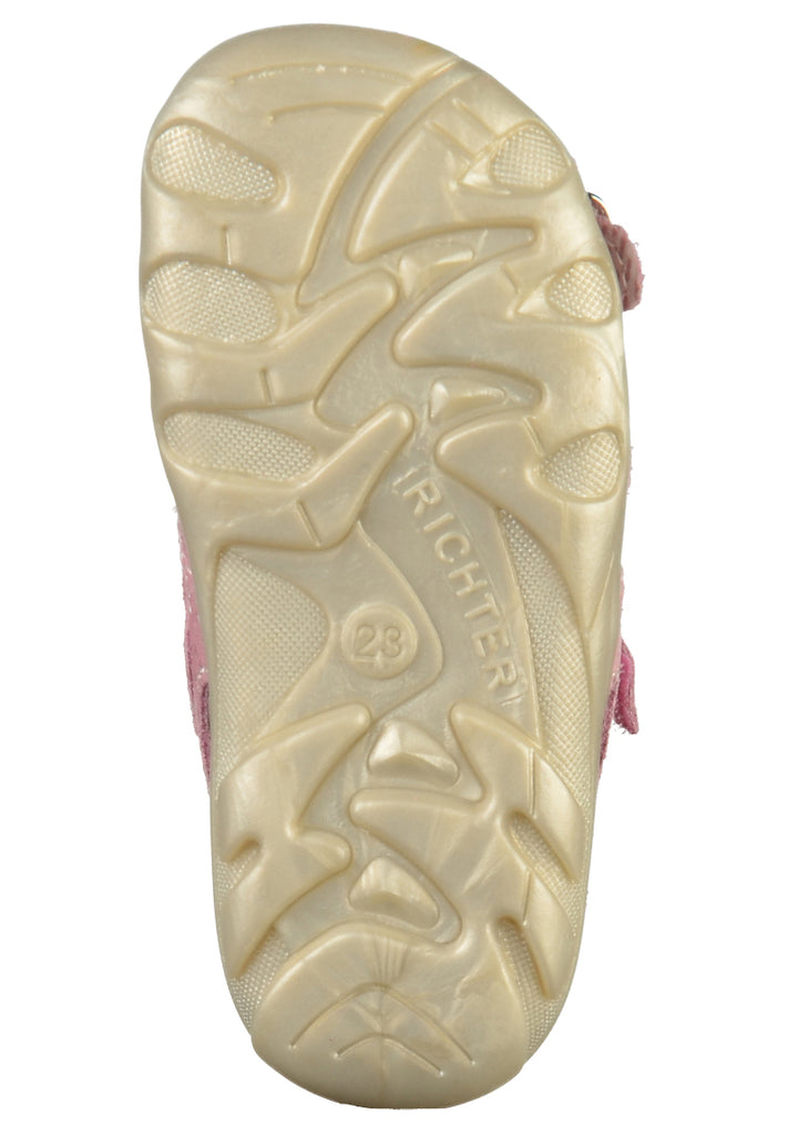 Richter Sandalen Veloursleder Rosa - surf4shoes