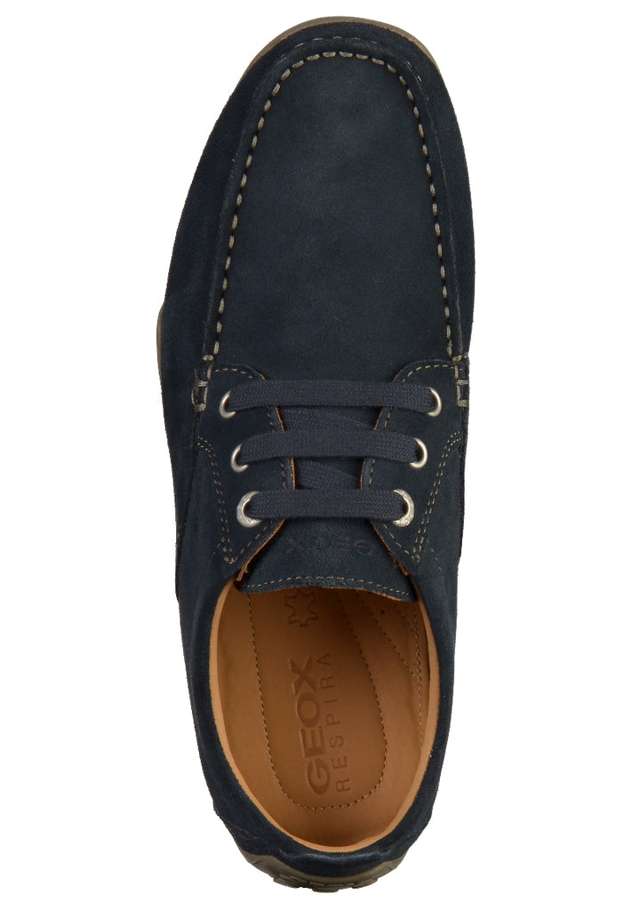 Geox Halbschuhe Veloursleder Navy - surf4shoes