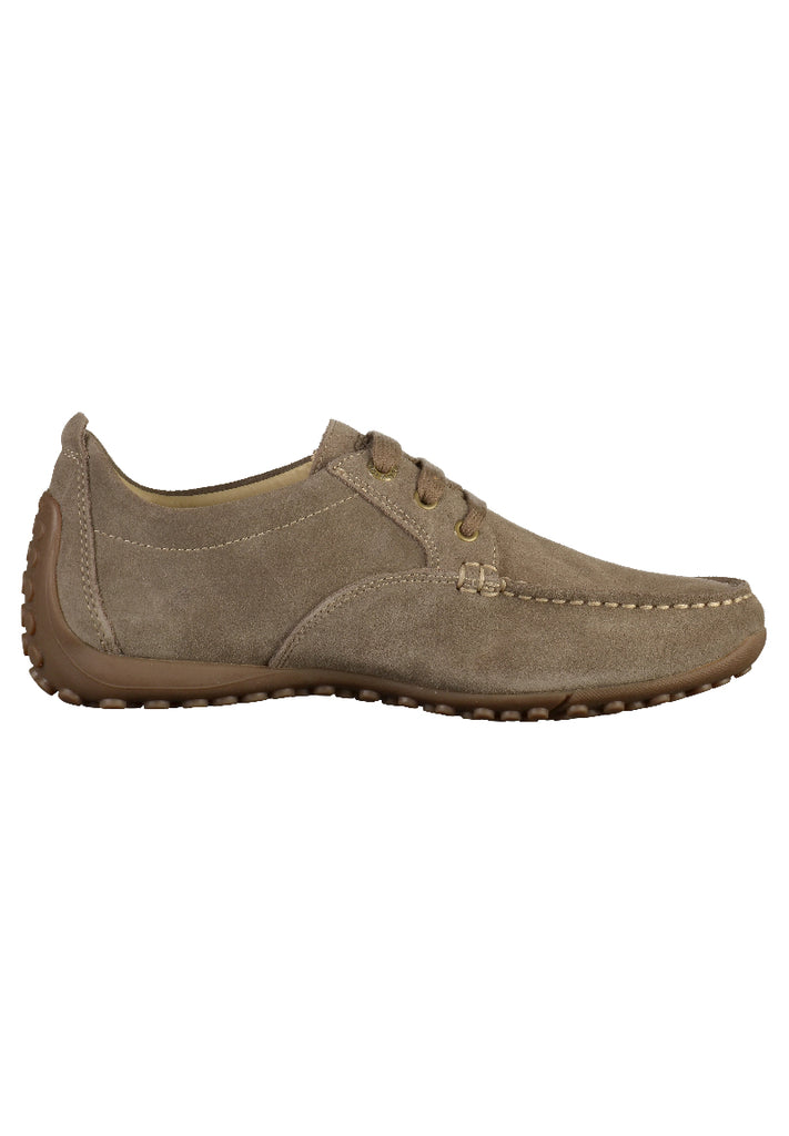 Geox Halbschuhe Veloursleder Taupe - surf4shoes