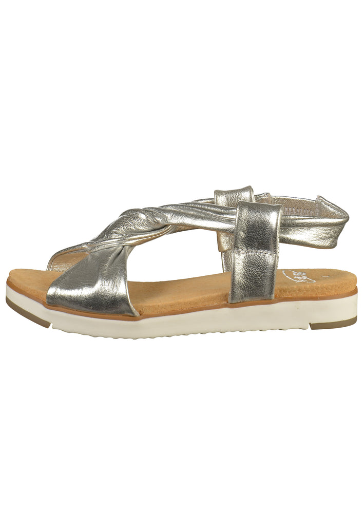 SPM Sandalen Leder Silber - surf4shoes