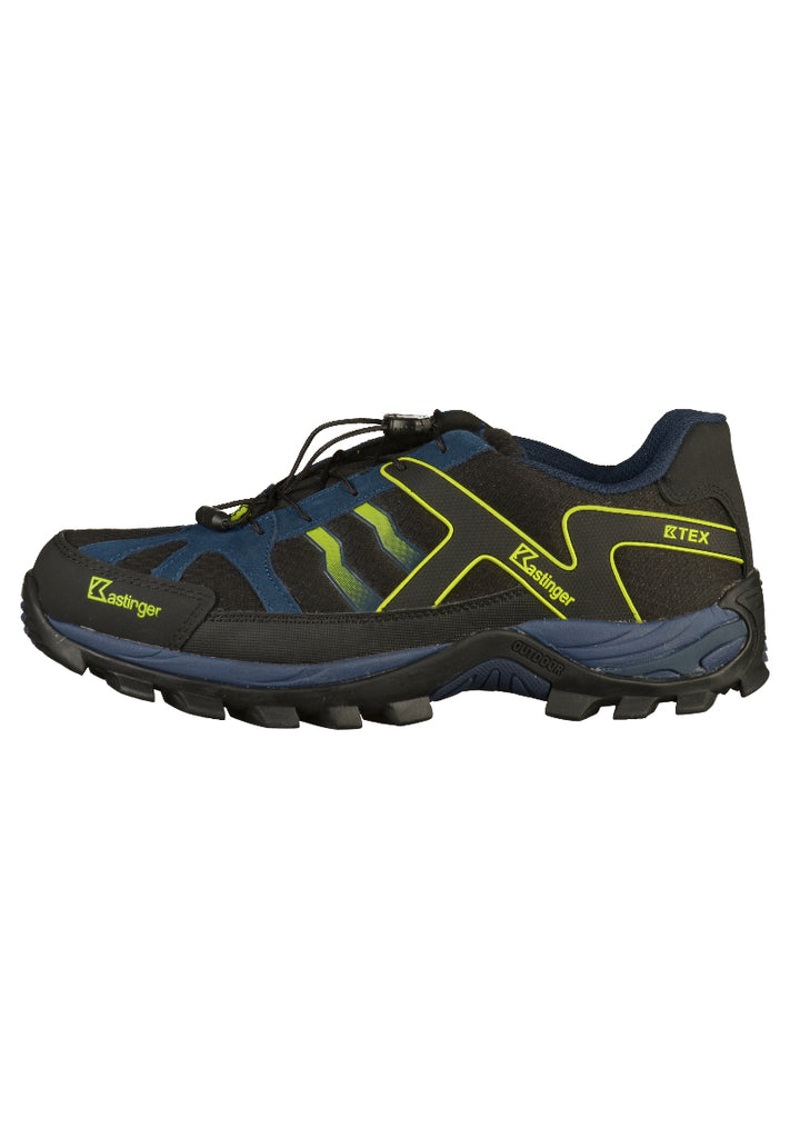 Kastinger Wanderschuhe Leder/Mesh Schwarz/Blau - surf4shoes