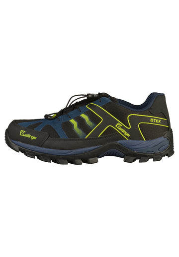 Kastinger Wanderschuhe Leder/Mesh Schwarz/Blau - surf4shoes