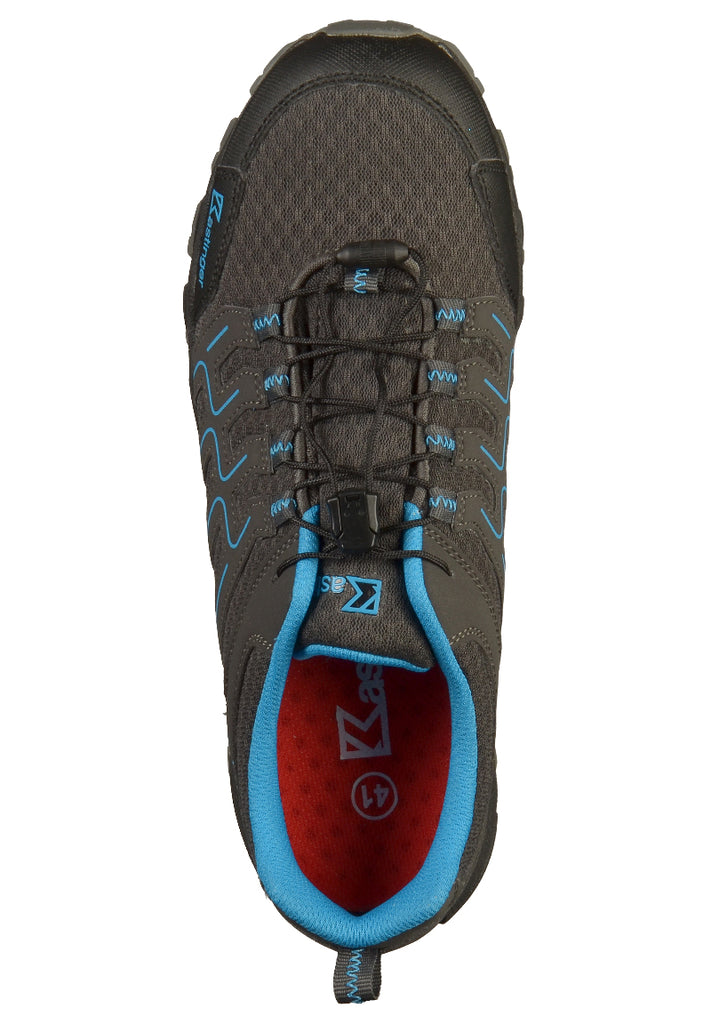 Kastinger Wanderschuhe Lederimitat/Mesh Grau/Blau - surf4shoes
