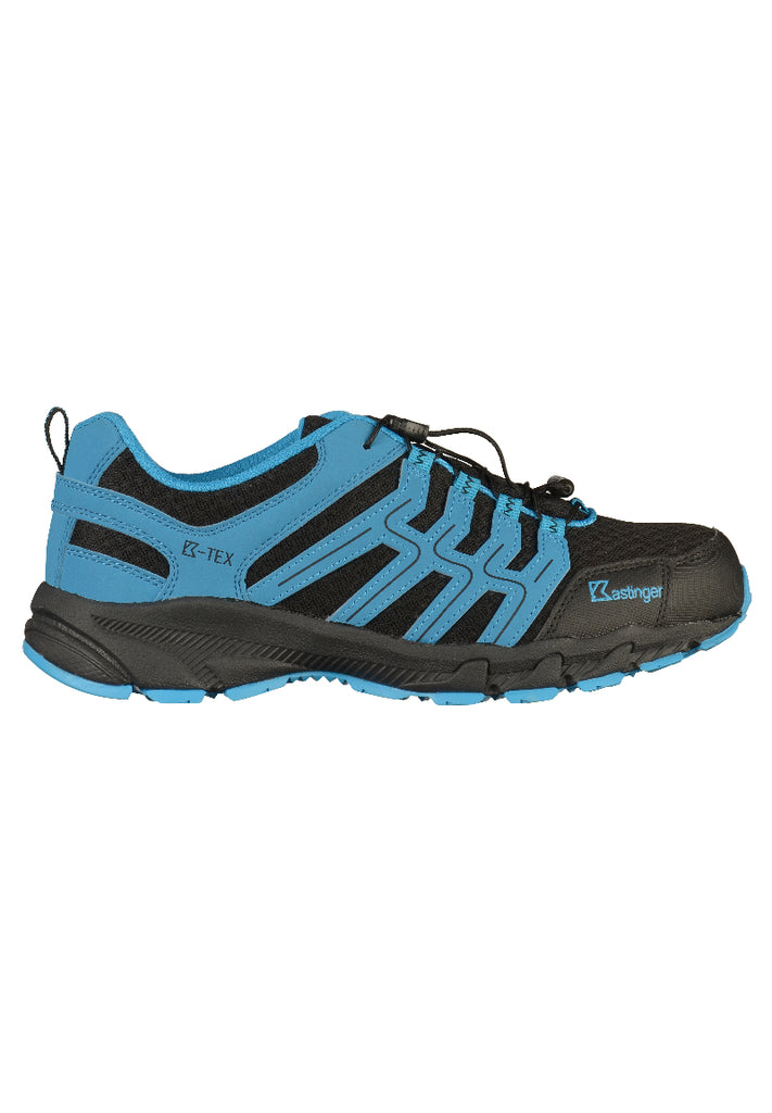 Kastinger Wanderschuhe Lederimitat/Mesh Schwarz/Blau - surf4shoes