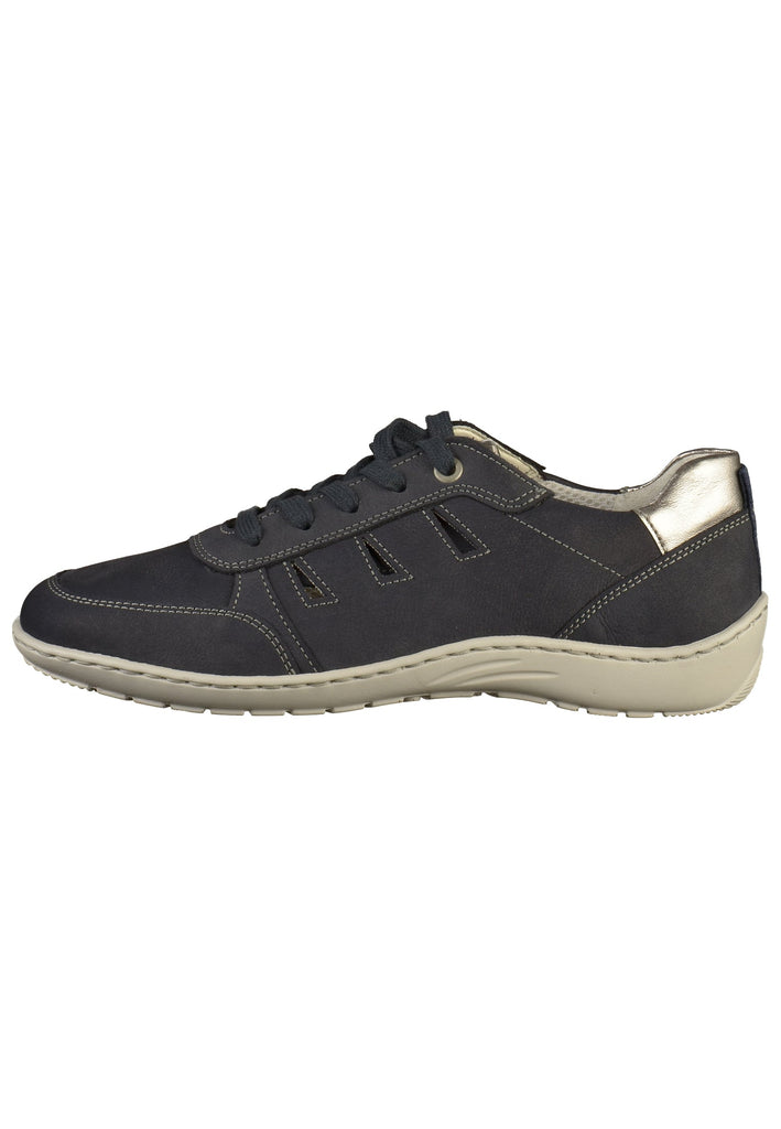 Jenny Sneaker Leder Navy - surf4shoes