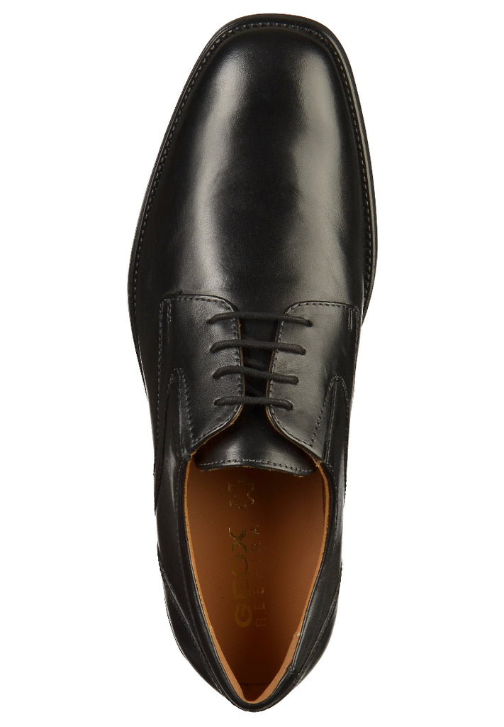 Geox Businessschuhe Leder Schwarz - surf4shoes
