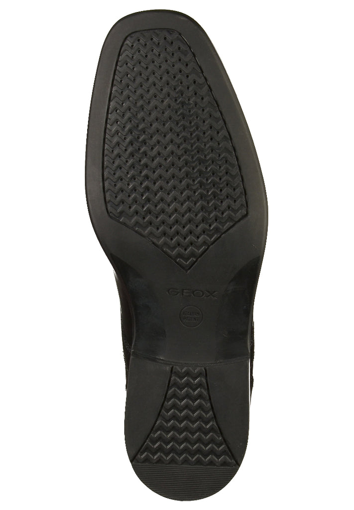 Geox Businessschuhe Leder Schwarz - surf4shoes